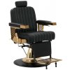 HOLIČSKÉ KRESLO Gabbiano Marcus zlato čierna