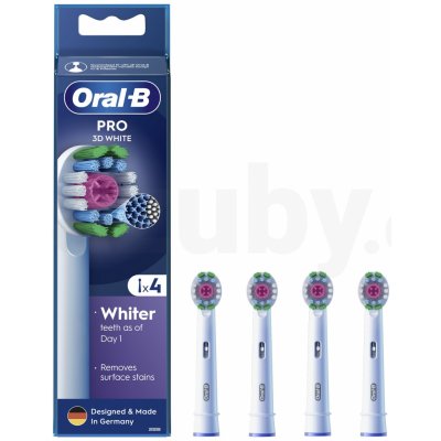 Oral-B 3D White Pro náhradné hlavice 4 ks