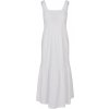 Šaty Urban Classics Ladies 7/8 Length Valance Summer Dress - white XL