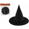Teddies Klobúk čarodejnícky skladací detský 32cm v sáčku karneval