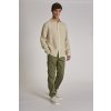 NOHAVICE LA MARTINA MAN TROUSERS COTTON TWILL BRONZE GREEN