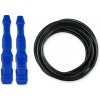Ninja Rope - Švihadlo na kondícii, nastaviteľná dĺžka, vhodné ako parťák do fitka. Vyber farbu rukovätí:: Modré, Vyber priemer lanka:: 4 mm – ľahšie a rýchlejšie (odporúčané pre ženy a deti), Farba la