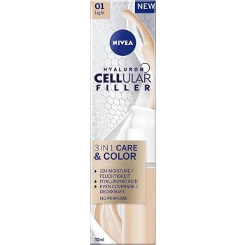 Nivea Ošetrujúci tónovací krém 3 v 1 Cellular Care & Color Svetlý 30 ml