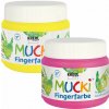 Neónové prstové farby MUCKI 150ml rôzne farby