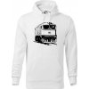 Vlak 753 - Mikina pánska Cape s kapucňou - 5XL ( Biela )