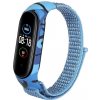 Xiaomi Mi Band 5/6 náhradný náramok na suchý zips - Nylon Maskáč Farba: Morská MBSCZ-5NyM07