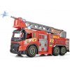 Dickie Toys Veľké hasičské záchranné auto Volvo so svetlami, zvukmi a striekajúcou vodou 57 cm