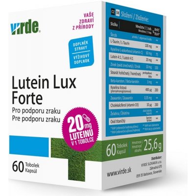 VIRDE Lutein Lux Forte 60 kapsúl