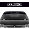 Samolepka na čelné sklo BLENDA Pás DOPE AS FUCK Weed JDM 200x20