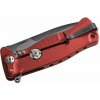 Vega LionSteel SR11A RB Black/Red vreckový nôž 9,4 cm, čierna, červená, hliník, rozbíjač skla