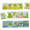 Haba puzzle na učenie denné aktivity a priraďovanie 15 ks