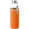 PILVI sklenená fľaša v neoprénovom puzdre, 500 ml, oranžová
