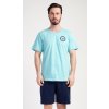 Sea pánské pyžamo krátké mentolové