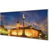Nástenný panel Warsaw Old Town sunset 100x50 cm
