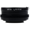 Kipon Makro adaptér z Leica R objektívu na Fuji X telo