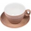 SABBIA ružová šálka s podšálkou Veľkosť: 35cl na ČAJ