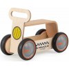 MamaToyz drevené autíčko chodítko Police 47 x 25 x 34 cm, prírodná MamaToyz