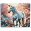 Vymalujsisam.sk Maľovanie podľa čísiel - Majestátny jednorožec Veľkosť: 30x40cm, Rám: Na plastovej doske