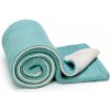 T Tomi Detská Pletená Deka Winter Waves MINT