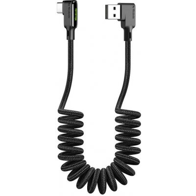 Mcdodo CA-7310 USB na USB-C, lomený, 1,8m, černý