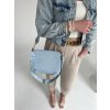Laura Biaggi Modrá crossbody kabelka