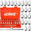 VERKE Sada nadstavcov pre zátky olejových vaní 21 ks 3/8