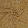 Spoločenská trblietavá látka s lurexom, zlatá 1 m