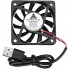 Ventilátor 60x60x10mm, 5V DC s USB konektorom