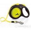 Vodítko Flexi Neon páska L 5m žlté (do 50kg)