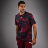 Pánske tričko VENUM UFC Zenith by Venum Authentic Fight Week - červeno-čierne