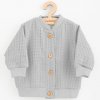 Dojčenský mušelínový kabátik New Baby Comfort clothes sivá, veľ. 62 (3-6m)