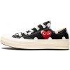 Comme Des Garcons Nízke tenisky Converse Low Noir à pois Červená