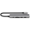 Satechi 6v1 USB-C Slim Multiport adaptér - Šedý (Space Grey) (ST-P6SM)