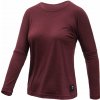 Dámske tričko dl.rukáv SENSOR MERINO AIR traveller port red M