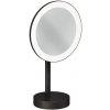 Kozmetické zrkadielko Kludi Vela R kartáčovaný gunmetal 58995N2F