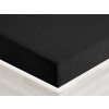 Froté napínacie prestieradlo FR-030 Čierne 180 x 200 - výška 20 cm