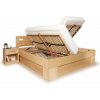Posteľ dvojlôžko s úložným priestorom VAREZZA 6A, masiv buk