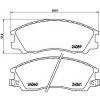 Sada brzdových platničiek kotúčovej brzdy BREMBO P 30 017