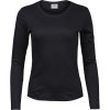 TeeJays Tričko Interlock TJ 590, dlouhý rukáv, dámské COT18059000213-black 3XL Černá