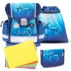 Školská taška Belmil 403-13 Classy Dolphins (set s peračníkom a vreckom) + DARČEK