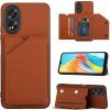 Kožený kryt Skin Feel na Oppo A38 - Hnedá