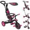 Globber Trojkolka detská 4v1 - Fuchsia Pink (W041233)