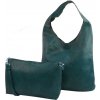 JGL (JUST GLAMOUR) JGL Petrolejovo modrý dámsky kabelkový dvojset kabelka cez rameno a crossbody