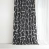 Goldea bavlnený záves - mozaika na tmavo sivom 200x150 cm