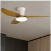 Brilagi Brilagi-LED Stmievateľný stropný ventilátor LED/30W/230V 3000-6500K biela/hnedá+DO BG1609 + záruka 3 roky zadarmo