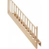 Mlynárske schody Minka Classic, smrekové drevo priame