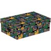 oxybag krabica lamino malá - 35,5 x 24 x 9 cm - Dinosaurus