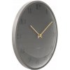 Nástenné hodiny Karlsson sivé 30cm
