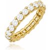 Blink-Blink Luxusný ETERNITY diamantový prsteň v žltom zlate 1.60 ct 1898ZDB