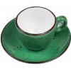 IRIS DOTS tmavozelená šálka s podšálkou Veľkosť: 7cl na ESPRESSO